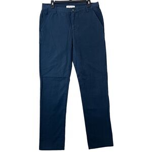 Everlane Mens Cotton Chino Trouser Pants Navy Blue size 32